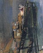 Christian Krohg Selfportrait of Christian Krohg oil painting artist